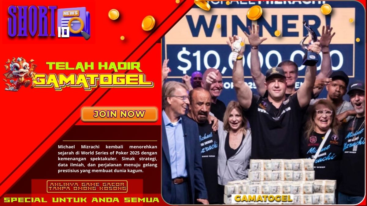 Mizrachi Meraih Gelang WSOP Pemenang Utama World Series of Poker 2025